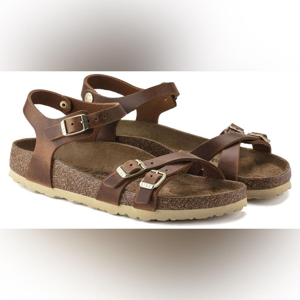 Birkenstock Kumba Oiled Leather Cognac EU 39/US 8-8.5